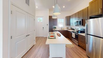 Eat-in kitchen with pantry
